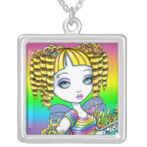 "Sandy" Rainbow Mermaid Fairy Necklace necklaces