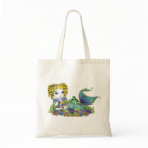 "Sandy" Rainbow Mermaid Fairy Tote Bag bags