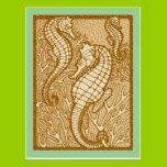 Sandy Seahorses postcards