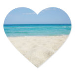 Sandy Shore Wedding Hearts Stickers