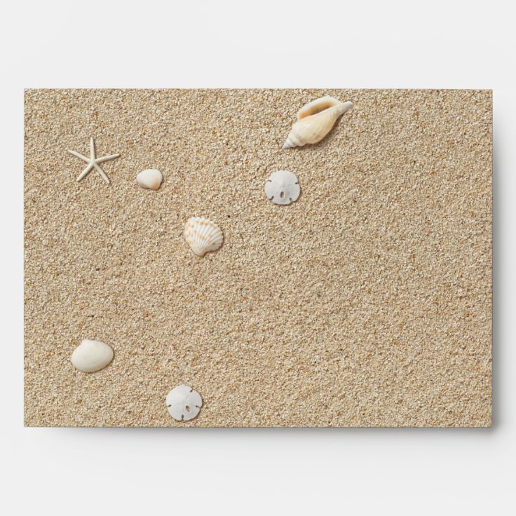 Sandy Toes Salty Kisses Invitation Envelope Zazzle