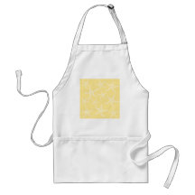 Sandy Yellow and White Starfish Pattern. Apron