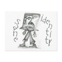 Sane identity postcards