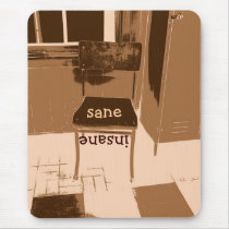 sane insane mood status mousepad