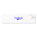 Sanford Surname Classic Style Bumper Sticker