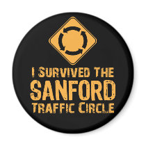 Sanford Traffic Circle magnets by ninedesign009 Sanford Traffic Circle magnets