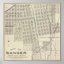 Sanger, California 2 Print