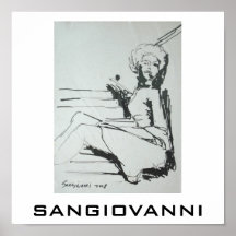 SANGIOVANNI image of a woman Posters