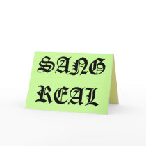 SANGREAL, sang real - greeting card by folkartblonde SANGREAL, sang real - greeting card
