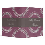 Sangria Eyelets Recipe Book Binder