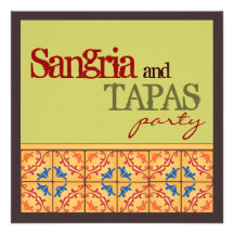 Sangria & Tapas Party! Happy Fiesta Invitation