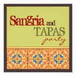 Sangria & Tapas Party! Happy Fiesta Invitation