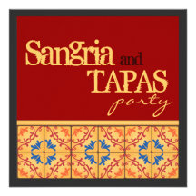 Sangria & Tapas Party! Happy Fiesta Invitation