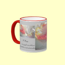 Sangria White Iris Coffee and Tea Mug mugs