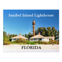 Sanibel Island Lighthouse, Florida Postcard