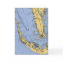 Sanibel Island Nautical Chart Christmas Card by sailorpatp Sanibel Island Nautical Chart Christmas Card