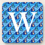 Sanibel Treasure with custom Monogram Drink Coaster