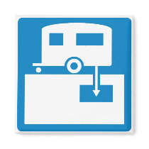 Sanitary Dump Highway Sign Magnet