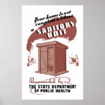 Sanitary Unit Print