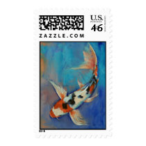 Sanke Butterfly Koi Stamp by michaelcreese Sanke Butterfly Koi Stamp