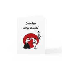 Sankyo very much! greeting cards