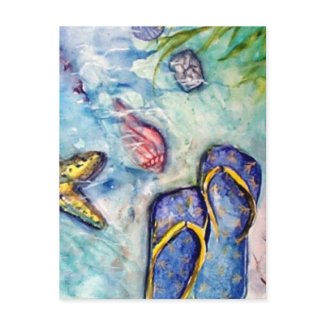 Sanibel Sandals postcard