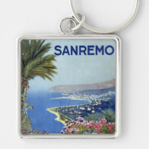 Sanremo Italy Vintage Keychains