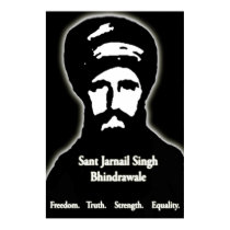 Sant Jarnail Singh Bhindrawale Poster posters