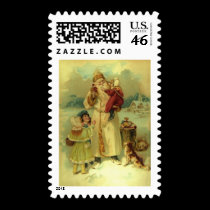Santa 1897 postage