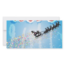 Santa - 2010 Christmas night photo cards by MacXever Santa - 2010 Christmas night photo cards