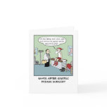 Santa After Gastric Bypass Surgery Greeting Card