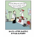 Santa After Gastric Bypass Surgery t-shirts