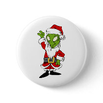 Santa Alien Pins