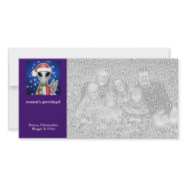 Santa Alien Christmas Holiday photo cards by karyn_lewis Santa Alien Christmas Holiday photo cards