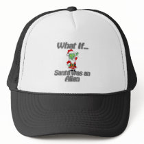 santa alien trucker hats