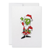 Santa Alien Custom Invite