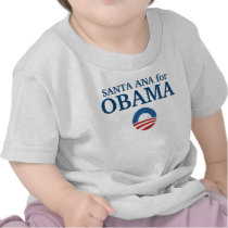 SANTA ANA for Obama custom your city personalized t-shirts by funnycustomtshirts SANTA ANA for Obama custom your city personalized t-shirts
