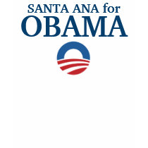 SANTA ANA for Obama custom your city personalized t-shirts by funnycustomtshirts SANTA ANA for Obama custom your city personalized t-shirts