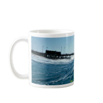 Santa Ana winds sculpt ocean waves Coffee Mugs