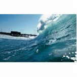 Santa Ana winds sculpt ocean waves Cut Out