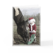 "Santa and Cash" Christmas Card