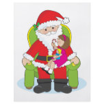 Santa and Child Custom Flyer