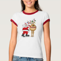 Santa and Friend! t-shirts by graphicdoodles Santa and Friend! t-shirts