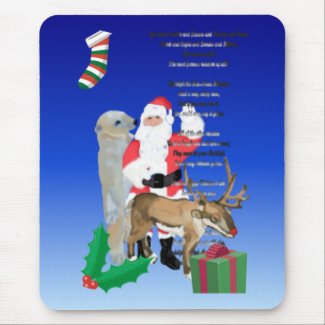 Santa and Friends2 mousepad