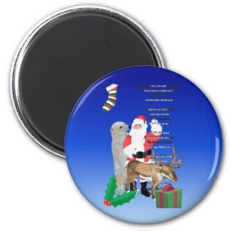 Santa and Friends 2 magnet