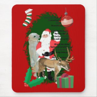 Santa and Friends mousepad