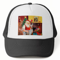 Santa and his Baby Llama hats