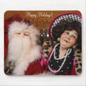 Santa and his girlfriend Mousepad