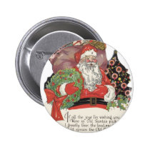 Santa and His Sack of Toys buttons