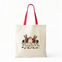 Santa and Reindeer Believe bags by christmasshop Santa and Reindeer Believe bags